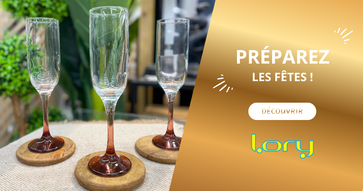 Découvrez nos flûtes et verres